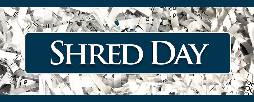 First National Bank Shred Day
