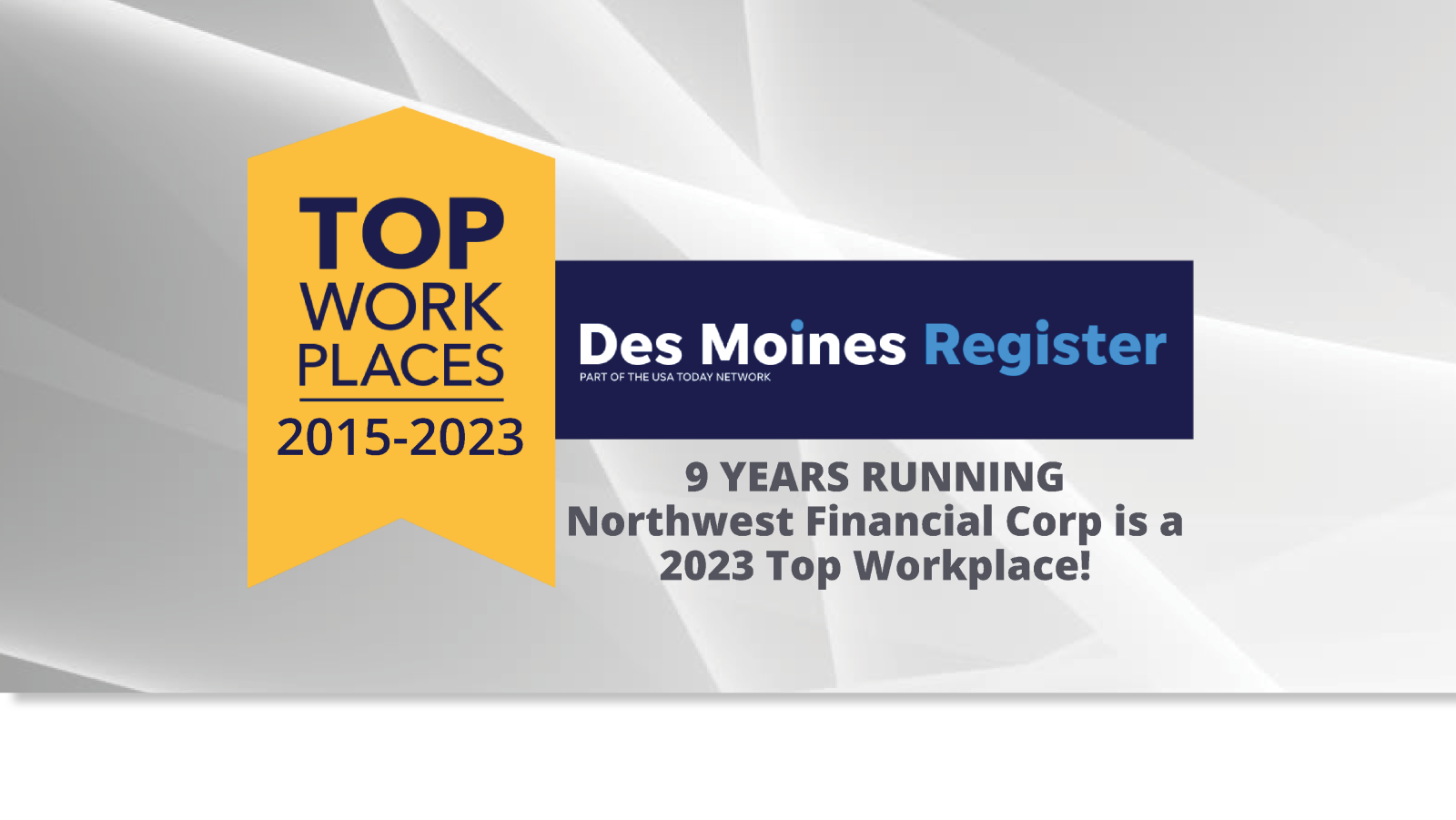 2023 Top Workplaces USA Northwest Financial Corp